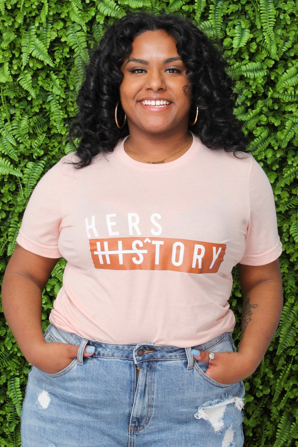 HERSTORY BLUSH TEE (IN STOCK PRODUCT)